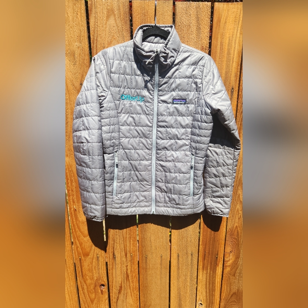 Patagonia Gray Puffer Jacket Lightweight Insulated